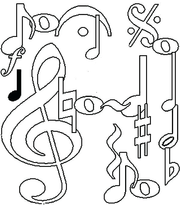 600x683 Jazz Coloring Pages Music Coloring Pages Music Notes Jazz Dance