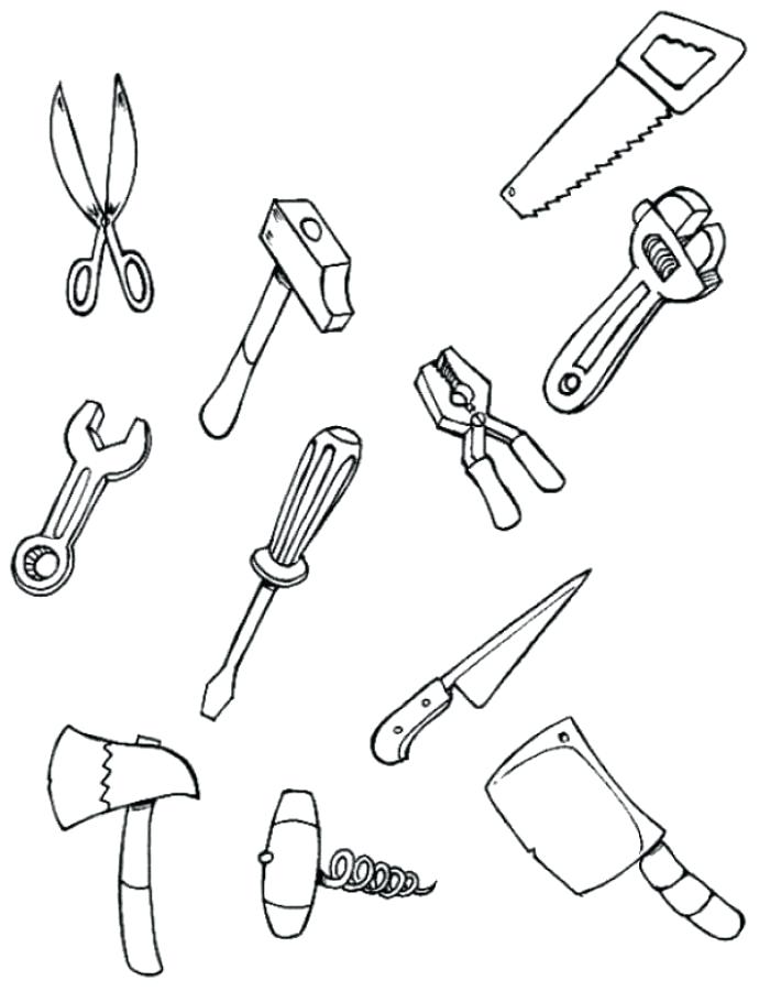 Utensils Coloring Pages