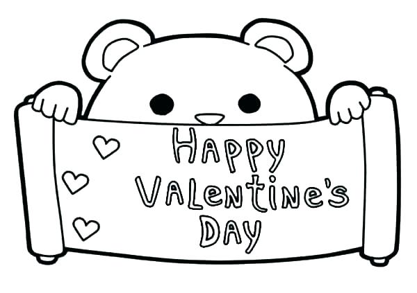 600x423 Preschool Valentine Coloring Pages Child Coloring Coloring Pages