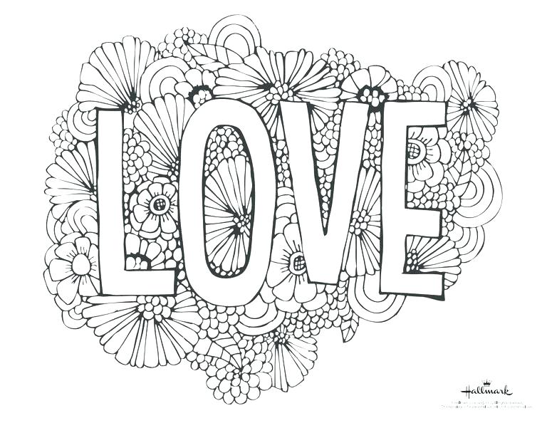 768x594 Printable Valentines Day Coloring Pages Hello Kitty Coloring Page