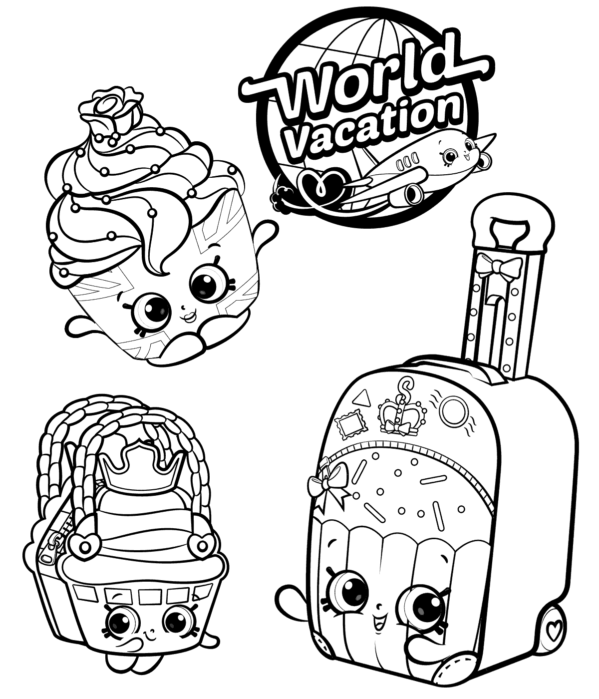 1200x1400 Shopkins Season 8 Coloring Pages