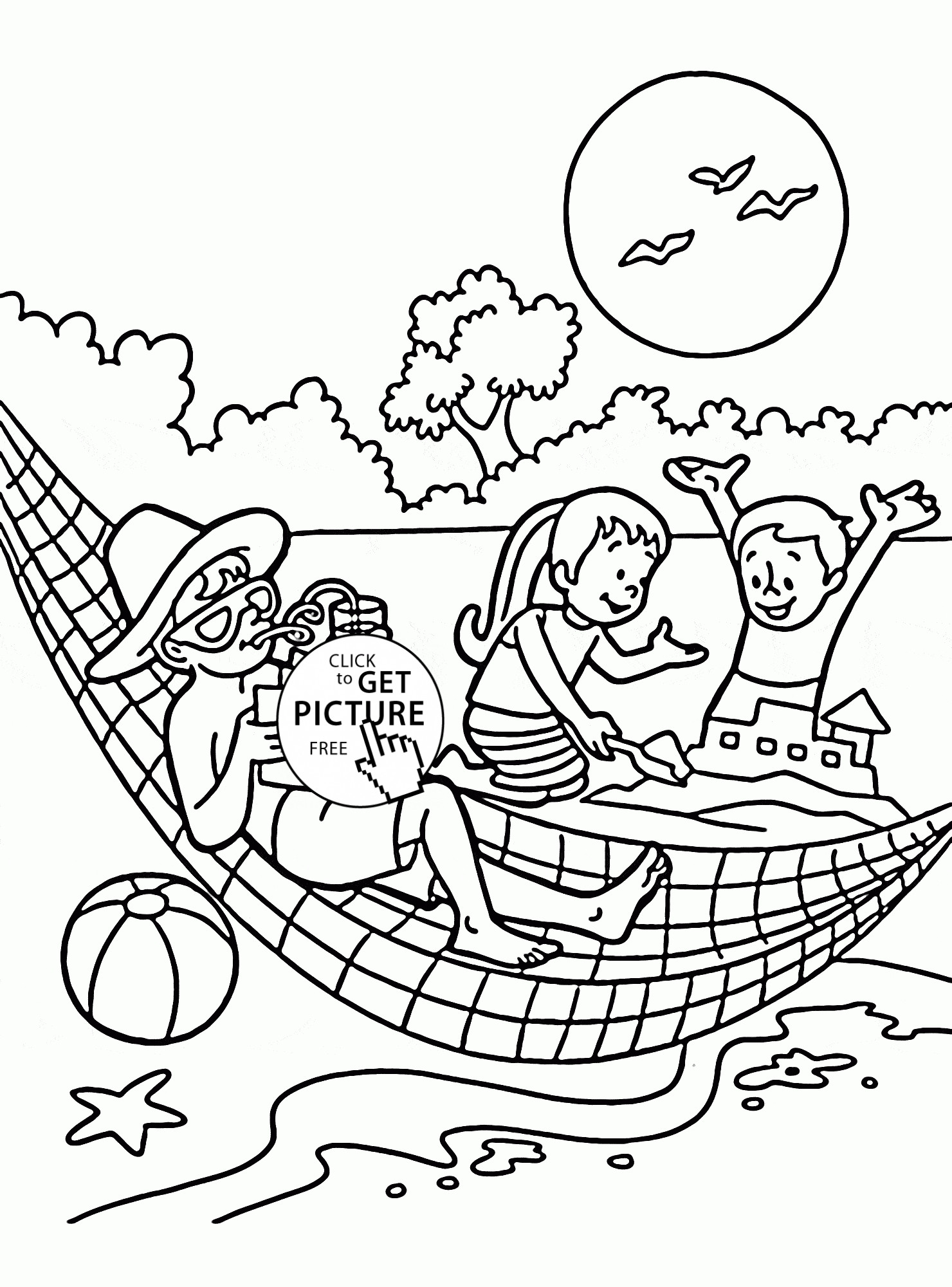 1480x2000 Awesome Coloring Pages Vacation