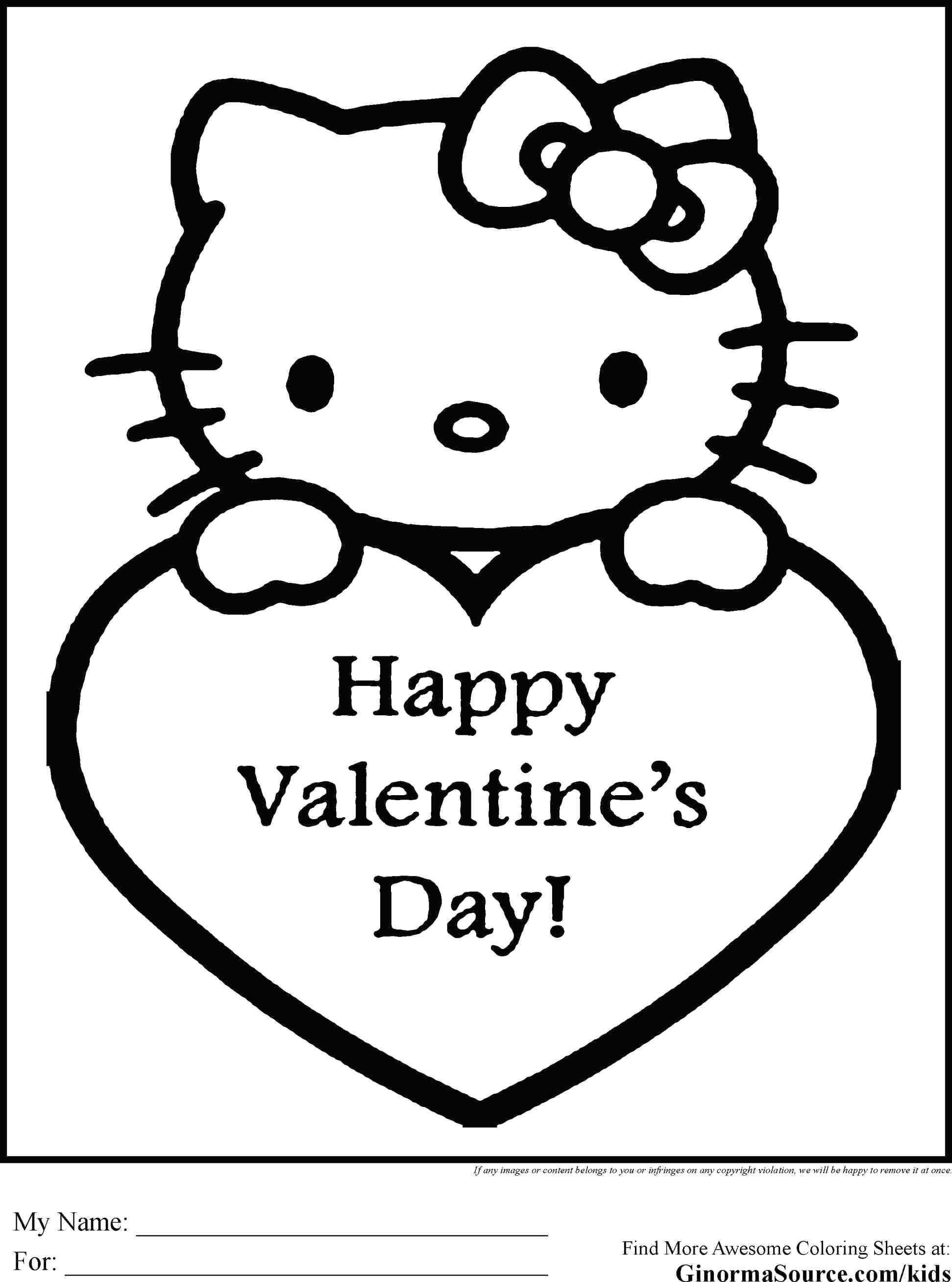 1943x2615 Printable Coloring Valentine Heart Coloring Page Hearts Pages