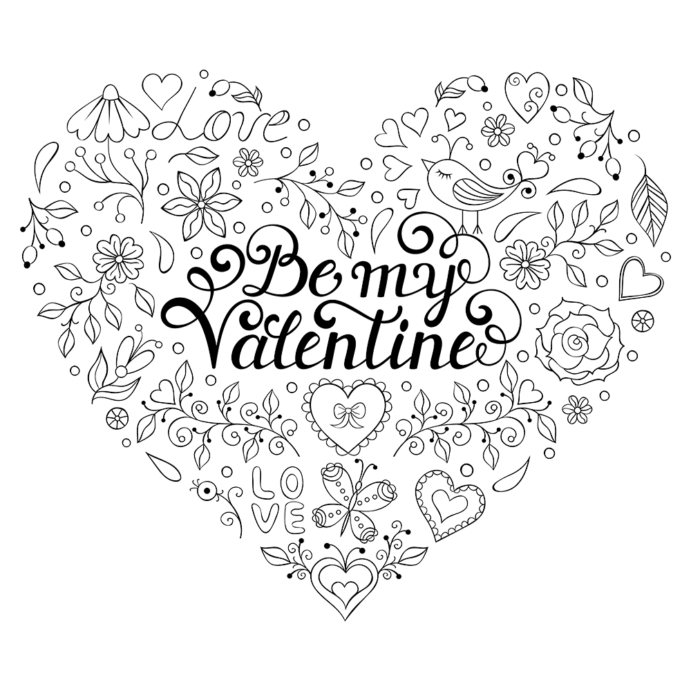 1000x1000 Valentines Day Coloring Pages Page 3 Of 3 Got Coloring Pages
