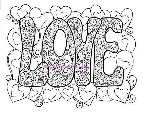 570x440 Adult Coloring Pages For Valentines Day Adult Coloring Pages