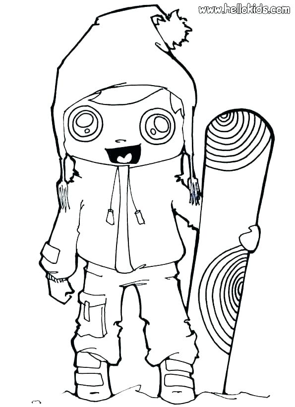 595x822 Winter Animals Coloring Pages Winter Animals Coloring Pages