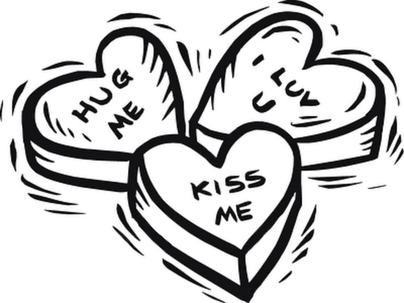 800x600 Three Hearts Free Coloring Page Adults, Love, Valentines Day