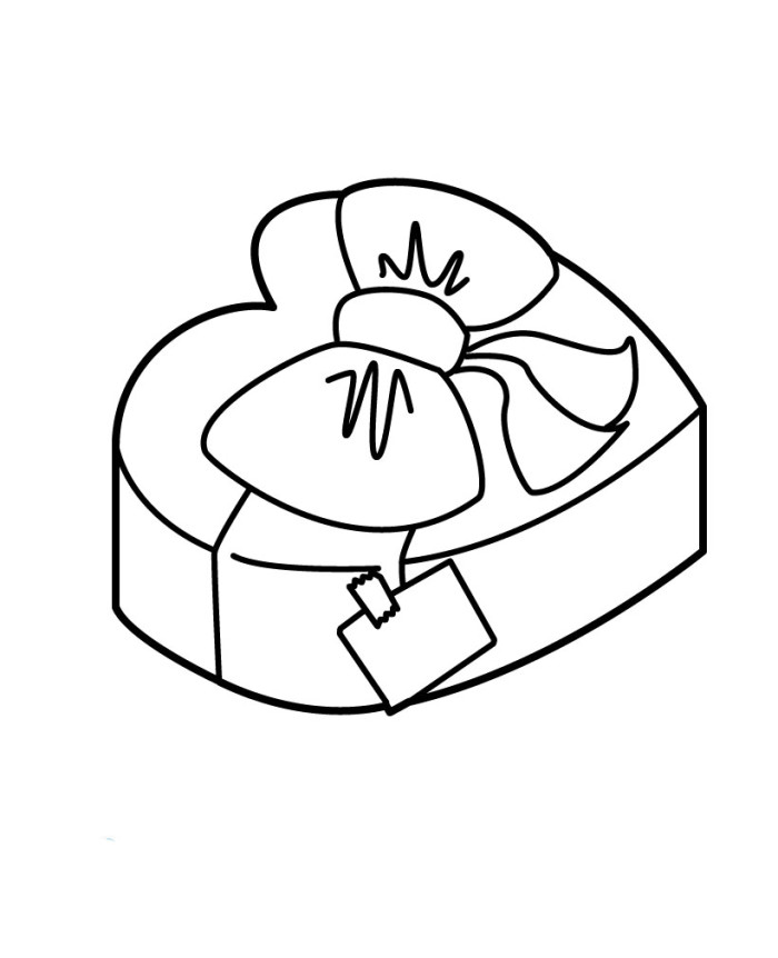 700x862 Valentines Candy Coloring Pages