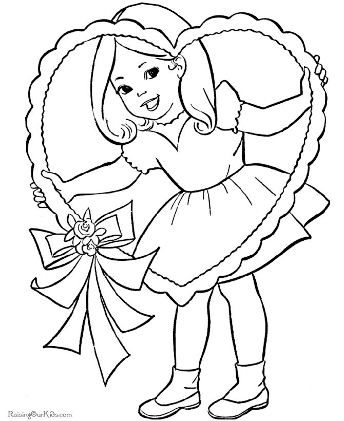 670x820 Super Coloring Pages For Valentines Day
