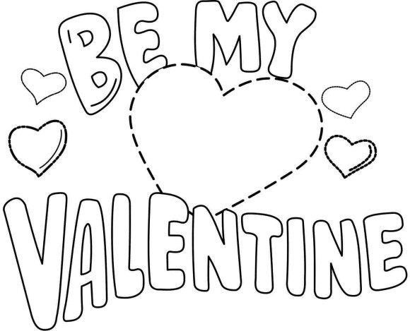 580x469 Extraordinary Design Ideas Printable Valentine Coloring Pages