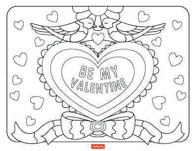 Valentine Coloring Pages For Adults