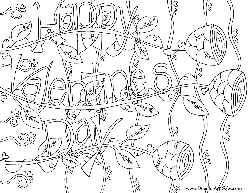 1033x800 Valentines Day Coloring Pages