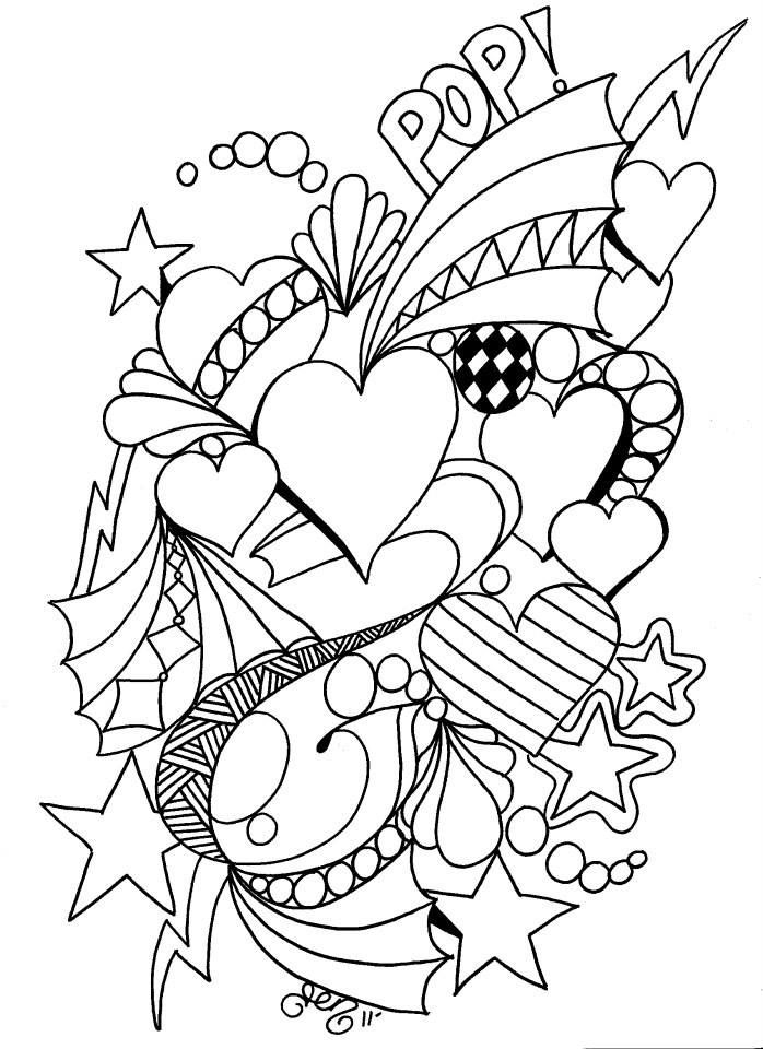 698x960 61 Best Valentine's Day Coloring Pages Images