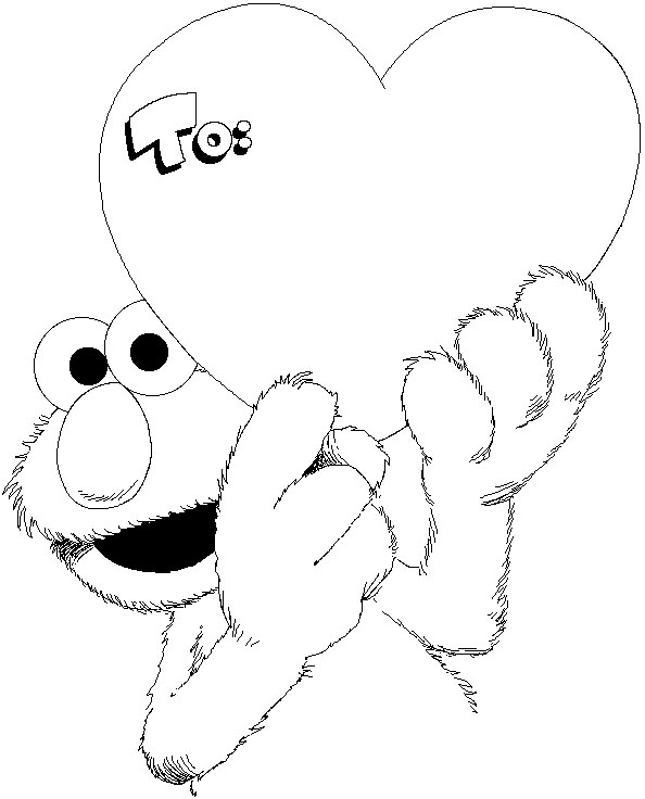 594x736 Valentine's Day Coloring Pages