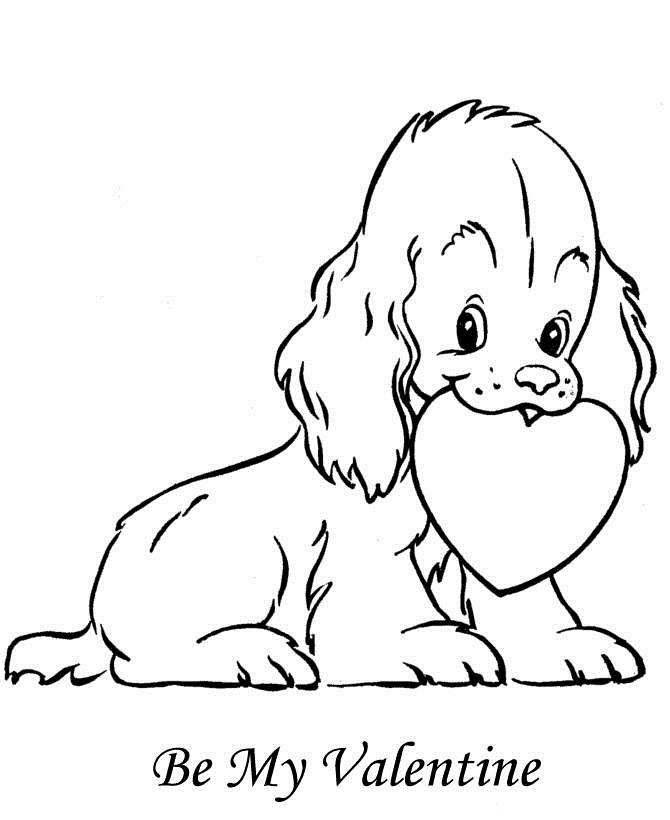 670x820 Cute Valentines Day Coloring Pages