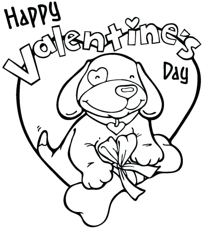 805x902 Valentine Color By Number