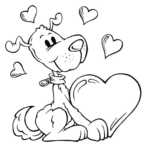 500x500 Hello Kitty Color Pages Hello Kitty Valentine Coloring Pages