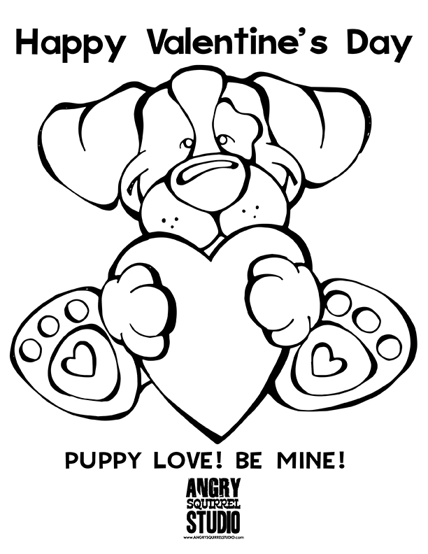 612x792 Be Mine Valentine Coloring Pages
