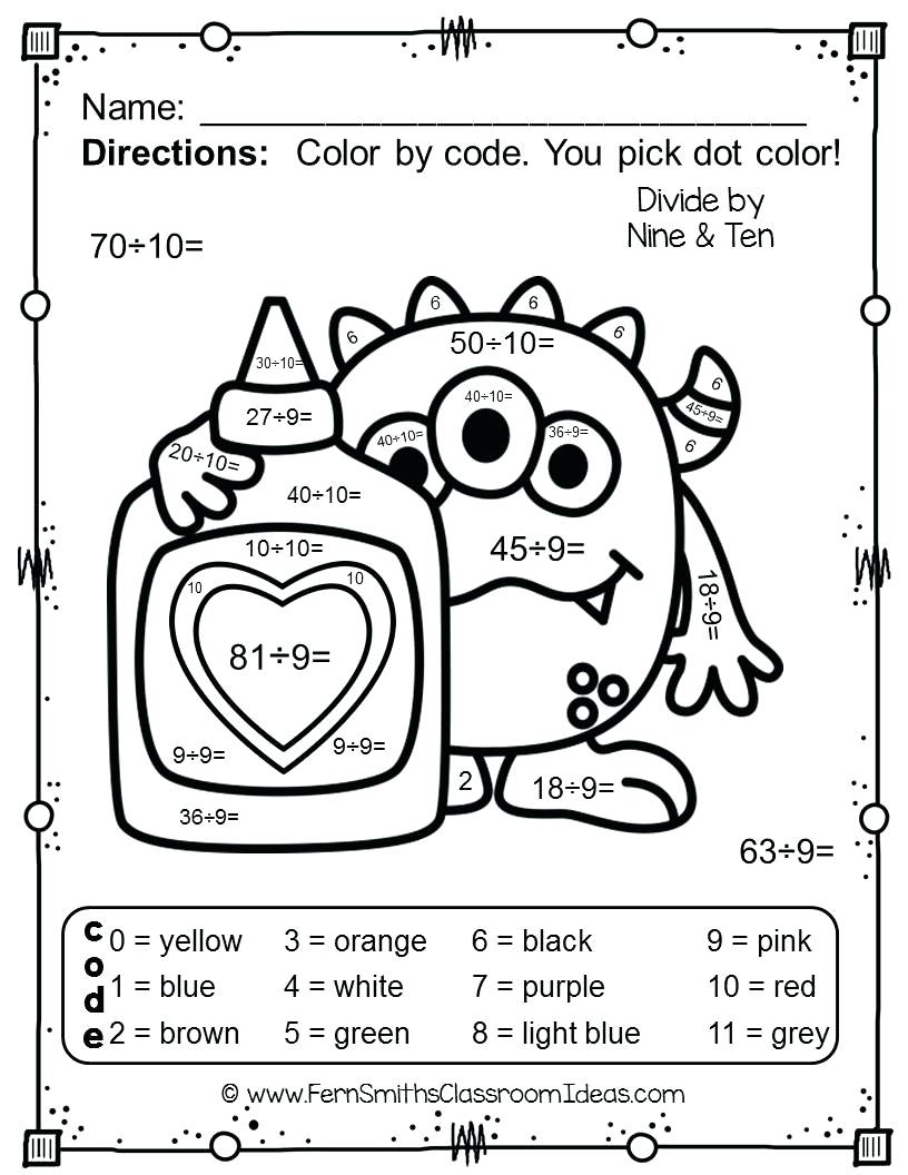 816x1056 Coloring Pages Mesmerizing Valentines Color By Number Valentine