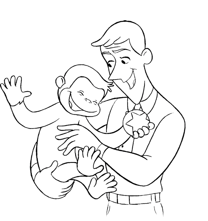700x742 Merry Curious George Coloring Pages Valentines Day Page Free
