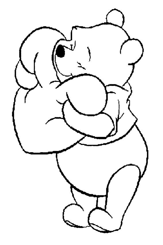 567x850 Teddy Bear Coloring Sheets Unique Teddy Bear With A Heart Color