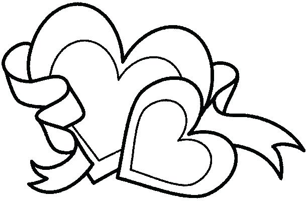 611x400 Coloring Pages With Hearts Teddy Bears Coloring Pages Coloring