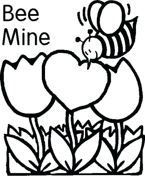 496x600 Preschool Valentine Coloring Pages Valentine Heart Coloring Pages