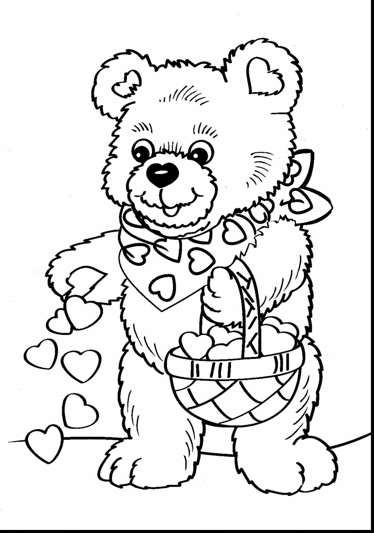 1224x1745 Surprise Valentine Pictures To Color Coloring Pages Printable Best
