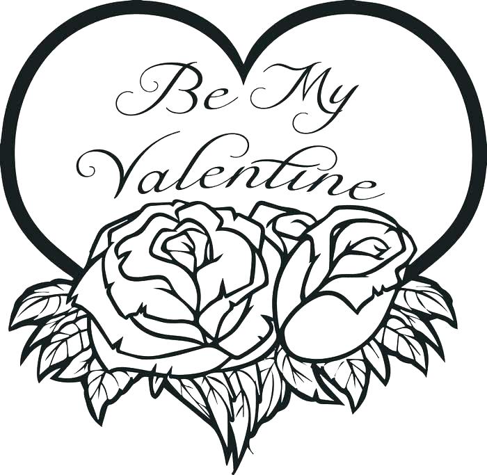 700x683 Heart Coloring Pages Cool Printable Heart Coloring Pages Kids Page