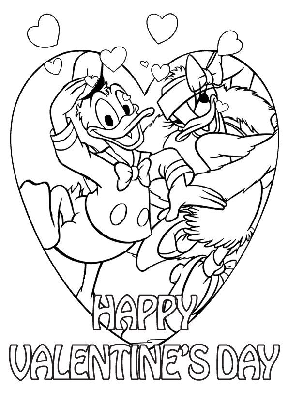 595x842 Disney Valentines Coloring Pages Valentine Coloring Pages Disney
