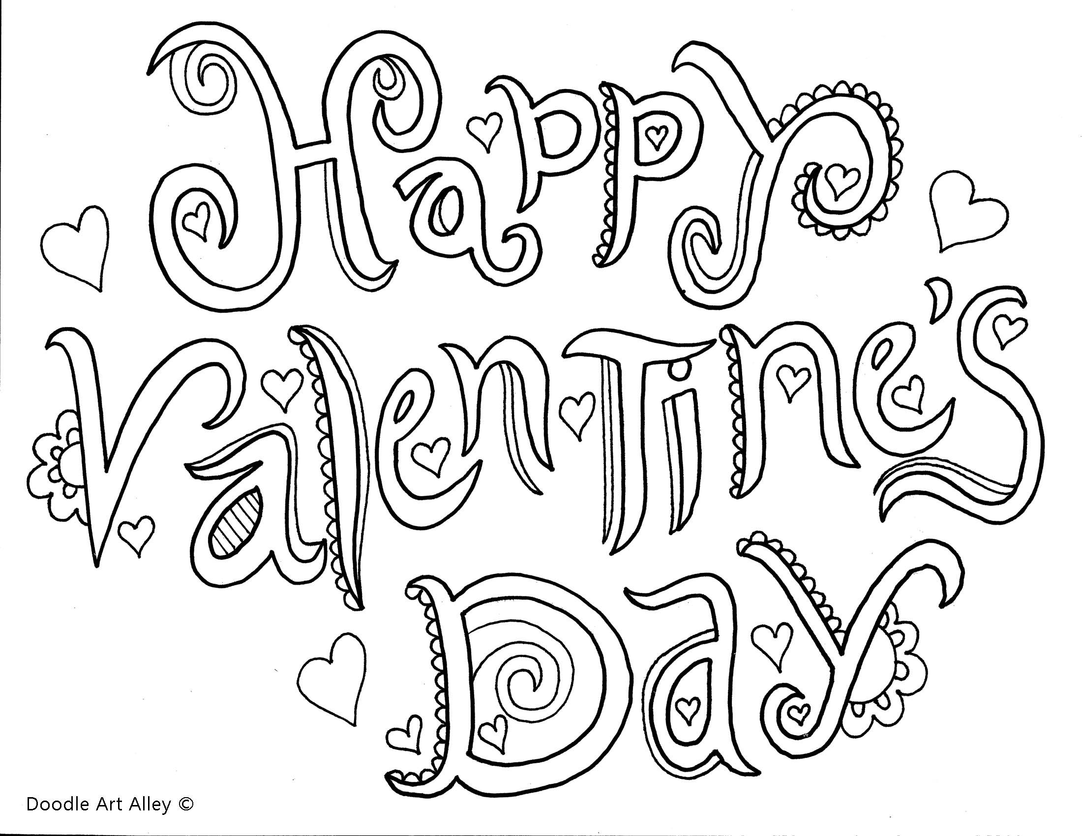 2200x1700 Free Valentines Day Text Coloring Page For Adults Free Adult