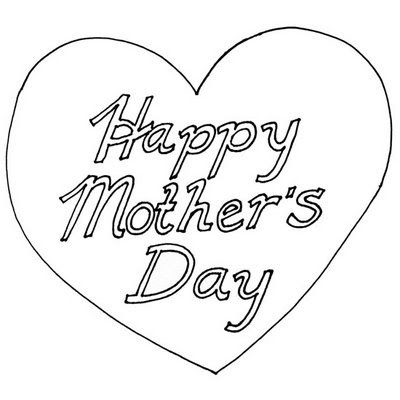 400x400 Mother Day Coloring Pages