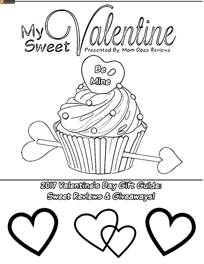 816x1056 Free Valentine's Day Coloring Pages!