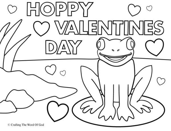 Valentines Day Coloring Pages For Sunday School