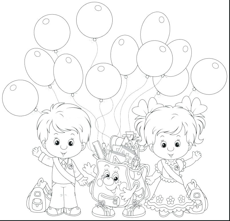 805x772 First Day Of School Coloring Sheets Day Of School Printable