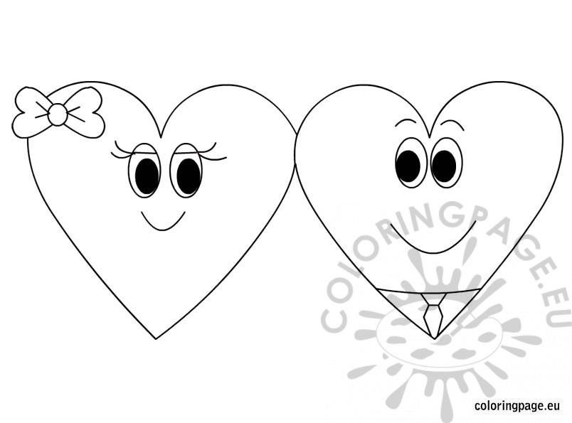 804x595 Hearts Valentines Day Coloring Pages Quotes Amp Wishes