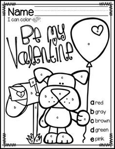 236x305 Valentine's Day Color By Letter Pages {Freebie} Zuleima