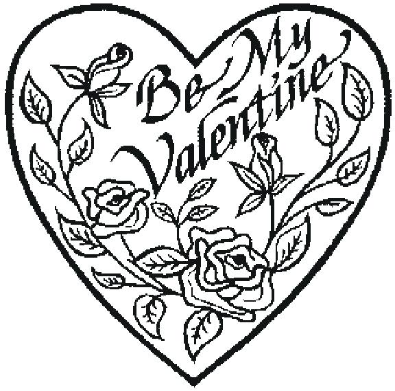 576x569 A Giant Heart Shaped Cloud Stunning Valentines Day Hearts Coloring