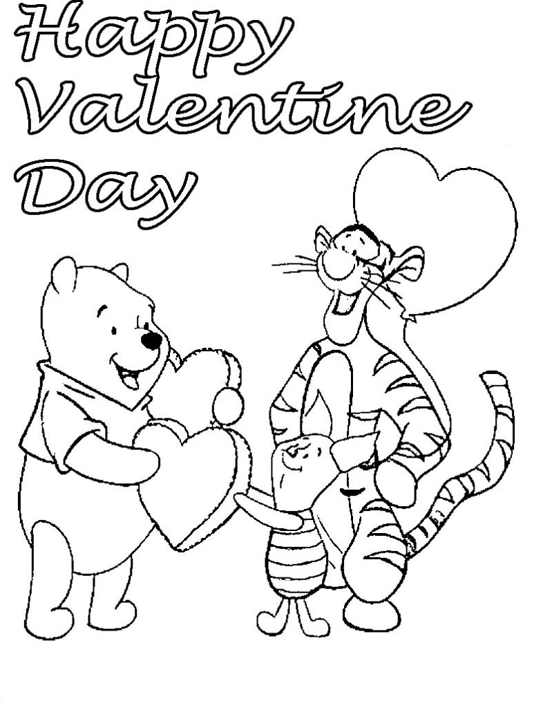 773x1024 Coloring Pages Valentines Day Free