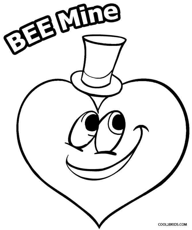 667x800 Printable Valentine Coloring Pages For Kids Cool2bkids Holiday