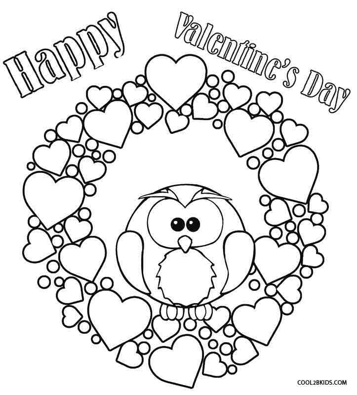 723x800 Printable Valentine Coloring Pages For Kids Cool2bkids