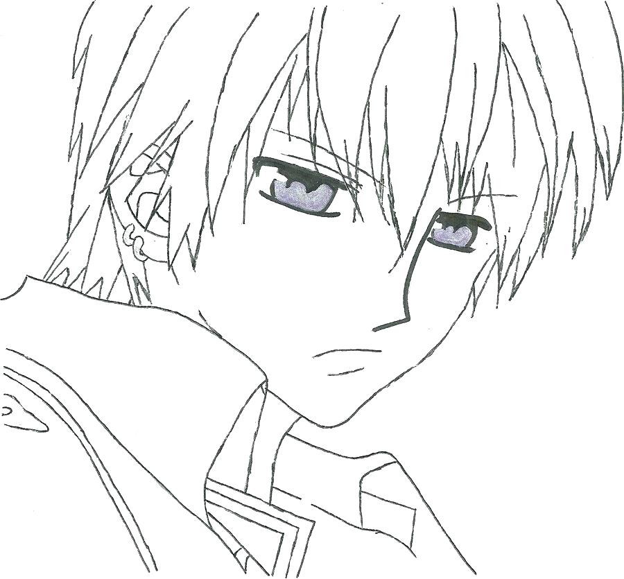 900x835 Vampire Knight Coloring Pages Vampire Knight Coloring Pages