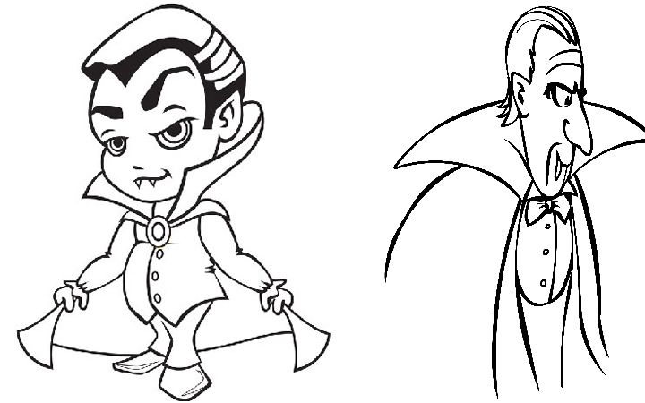 720x450 Vampire Pictures To Color Coloring Pages Vampire Coloring Pages