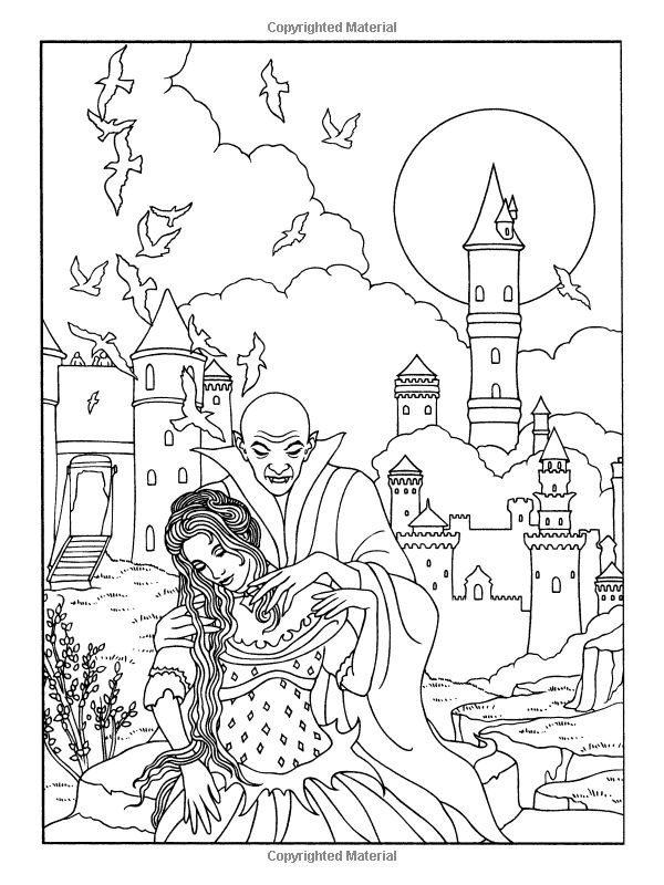 600x800 Coloring Pages Vampires Many Interesting Cliparts
