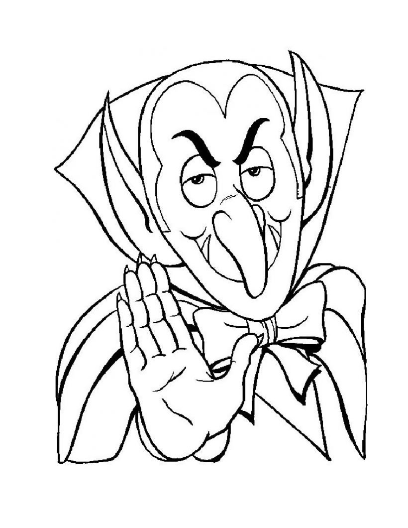 820x1060 Superior Vampire Coloring Sheets Halloween Pages Czfv Jpg 1275
