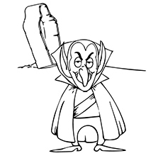 230x230 Top 25 Free Printable Vampire Coloring Pages Online