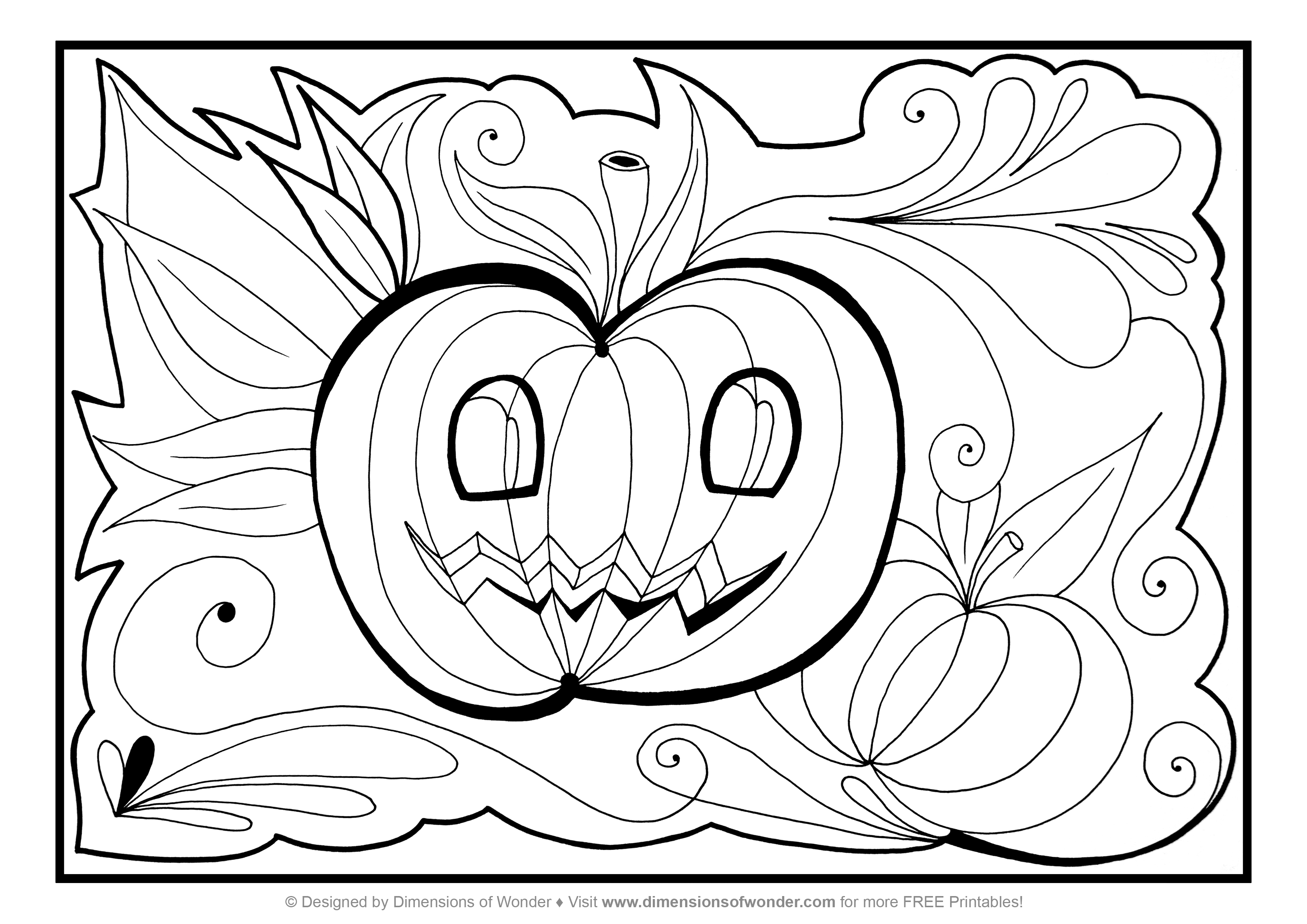3508x2480 Printable Vampire Coloring Pages Collection