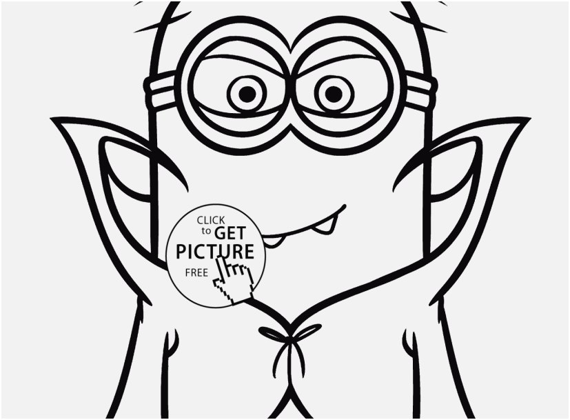 827x609 Minion Printable Coloring Pages Portraits Minion Vampire Coloring
