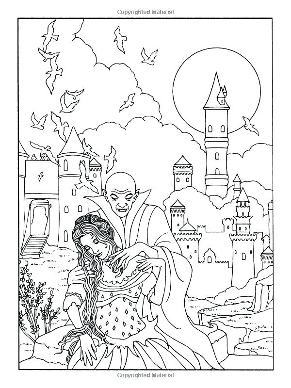 600x800 Vampire Coloring Pages Vampire Coloring Page Vampire Diaries