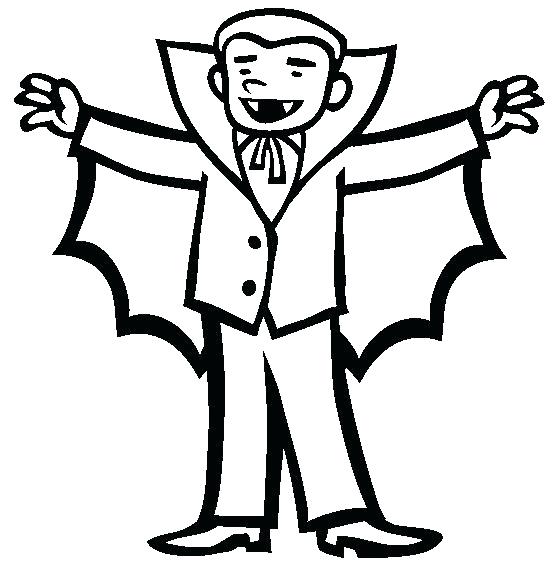 554x565 Vampire Coloring Pages